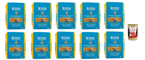 Italian Gourmet Internationale Nudeln De Cecco Mezza Zita Tagliata N°117 100% Italienisch Pasta Nudeln 10x 500g + Italian Gourmet Polpa 400g 8032804040014