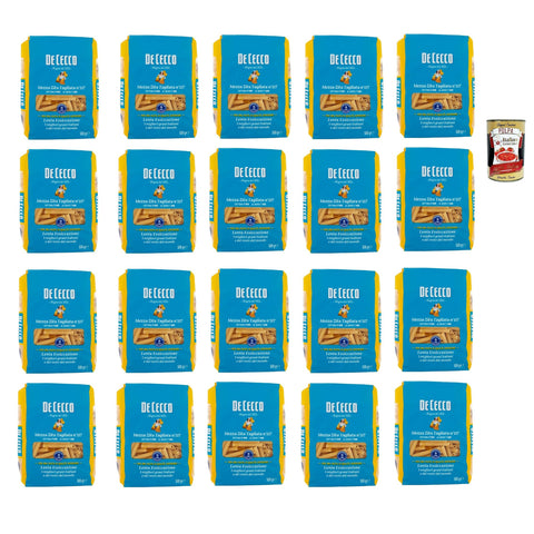 De Cecco Mezza Zita Tagliata N°117 100% Italienisch Pasta Nudeln 20x500 g italienisch Original + kostenlos Polpa 400 g
