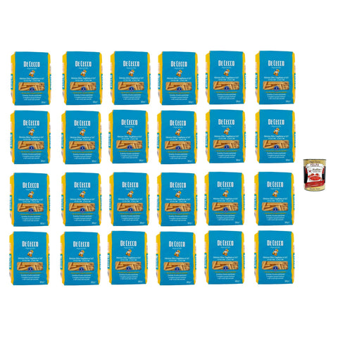 DE CECCO Mezza Zita Tagliata N°117 100% Pasta Nudeln 24x500g Original italienisch