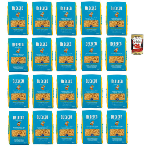 De Cecco Pennette Lisce N°140 100% Italienisch Pasta Nudeln 20x 500 g Internationale Nudeln Original