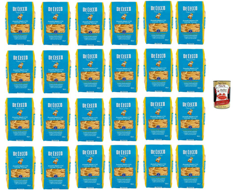 Italian Gourmet Internationale Nudeln De Cecco Pennette Rigate N°241 100% Italienisch Pasta Nudeln 24x 500g + Italian Gourmet Polpa 400g 8032804040014