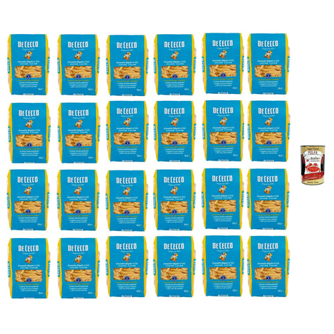 De Cecco Pennette Rigate N°241 100% Italienisch Pasta Nudeln 24x 500 g Internationale Nudeln Original
