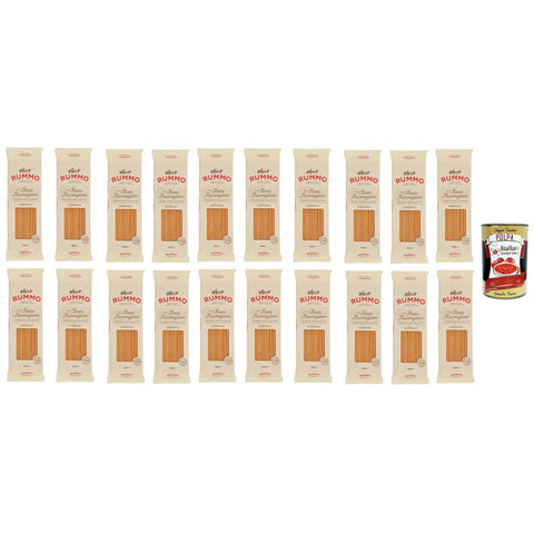 Rummo Bucatini n° 6 Pasta Lenta Lavorazione Teigwaren aus Hartweizengrieß Bronze Zeichnung 20x 500 g italienisch Original