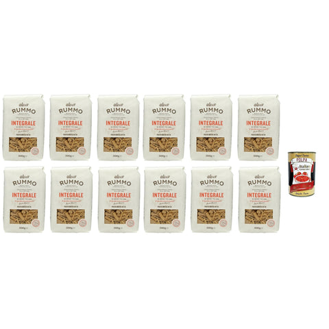 Rummo Pasta Mista Integrale N°74, Vollkornnudeln Nudeln Vollkorn Italienische Pasta 12x 500 g italienisch Original