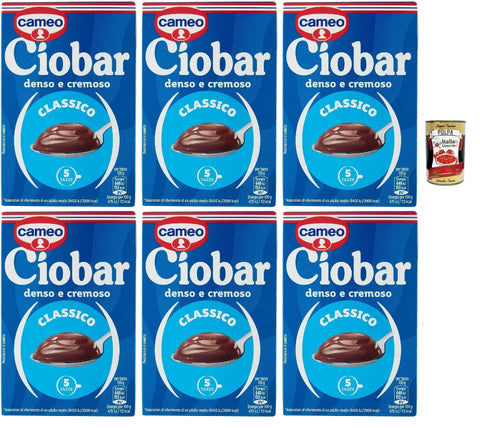 Italian Gourmet Kakao & Heiße Schokolade Cameo Ciobar Classico Kakao heiße schokolade istant chocolate 6x 125g schoko, istant hot chocolate + Italian Gourmet polpa 400g 8032804040014