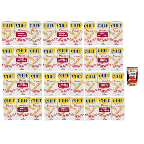 Parmalat Chef Panna Senza Lattosio Laktosefreie Kochcreme Glutenfrei ( ) Sauce zum Kochen 3x125 ml 12x italienisch Original Pastasauce + kostenlos polpa 400 g
