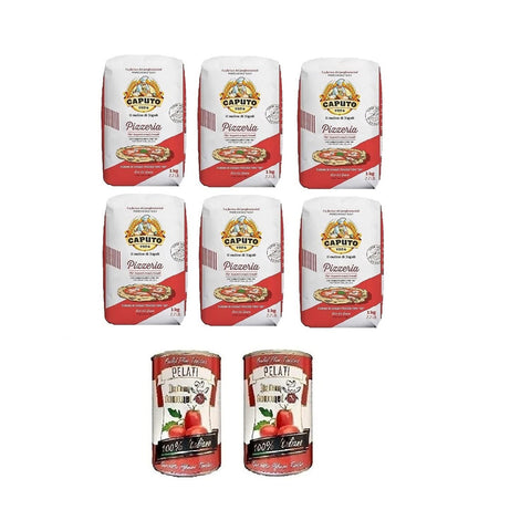 Molino Caputo Farina Pizzeria per Pizza Napoli Pizzamehl Pizza Mehl 6x1kg Original italienisch Zutat