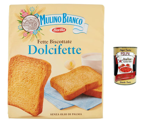 Mulino Bianco Fette biscottate Dolcifette 315 g Zwieback Kekse italienisch Original