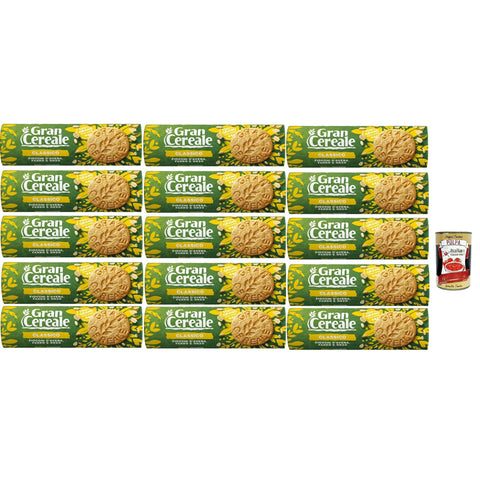 Mulino Bianco Gran Cereale Biscotti Classico Vollkornkekse mit Haferflocken und Getreidemehl Italienische Kekse Biscuit 250 g italienisch Original