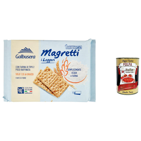 Galbusera Magretti Kekse mit Malz und Gerste 380 g kuchen biscuits cookies italienisch Original