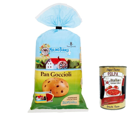 Mulino Bianco Pan goccioli kuchen süße Snacks brioche, Brot mit Schokoladenchips 3x336g Original italienisch Kekse