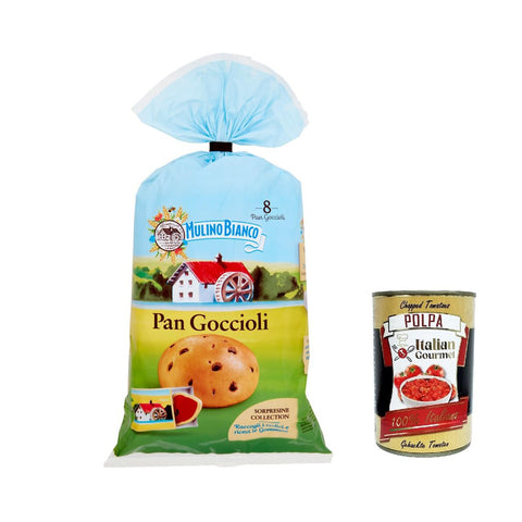 Mulino Bianco Pan goccioli kuchen süße Snacks brioche, Brot mit Schokoladenchips 3x336g Original italienisch Kekse