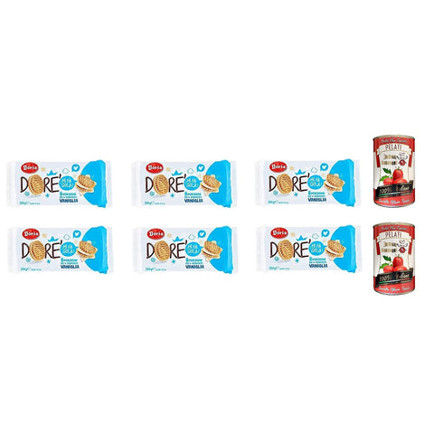 Doria Dorè Kekse mit Vanille snack cookies 6x304g Original italienisch