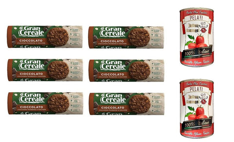 Mulino Bianco Gran Cereale Schokolade Fasern kekse Multi Cerealien 6x230g Original italienisch