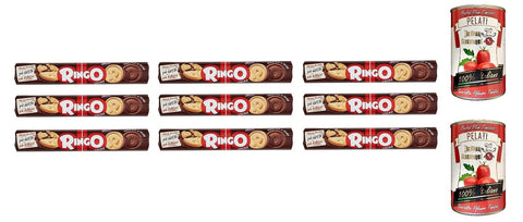 Pavesi Ringo Tubo Cacao Kekse mit Kakaocreme 9x165g Original italienisch