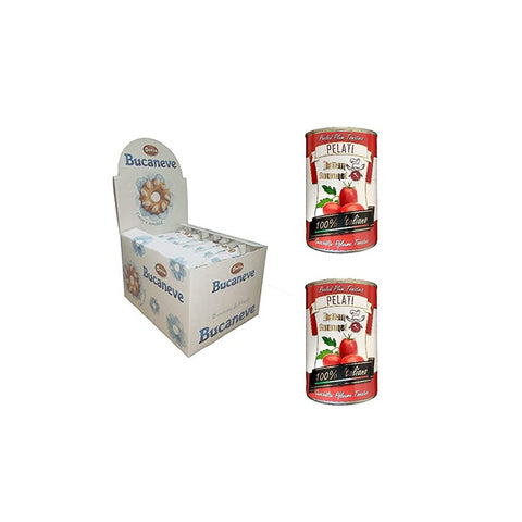 Doria Kekse Bucaneve Butterkeks kekse mit Zucker cookies biscuits snack 16x28g Original italienisch