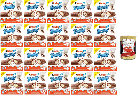 Ferrero Kinder Tronky Kakaowaffel, cremige Milchfüllung mit Keksstücken, 20x 90 g Kekse italienisch Original