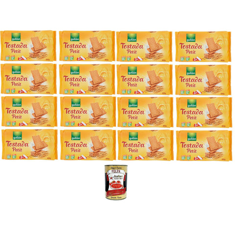 Gullon Biscotti Tostada Petit Tostada Petit Kekse 16x400g Original italienisch