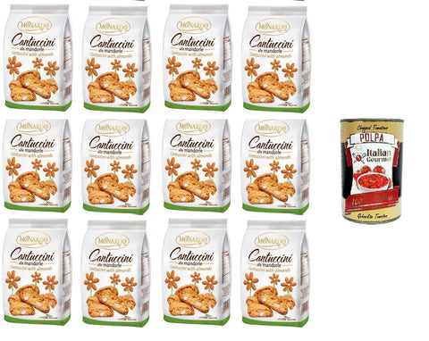Monardo Cantuccini mit Mandeln, Mandel Kekse, 12x150 gr italienisch Original