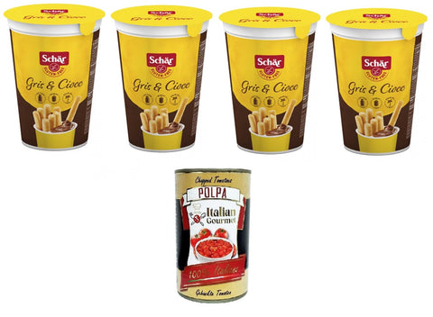Schär Gris & Ciocc Grissini & Schokocreme 4x 52g italienisch Original