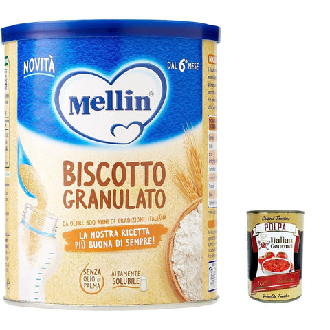 Mellin Biscottino Granulato 8x400g Original italienisch Kekse
