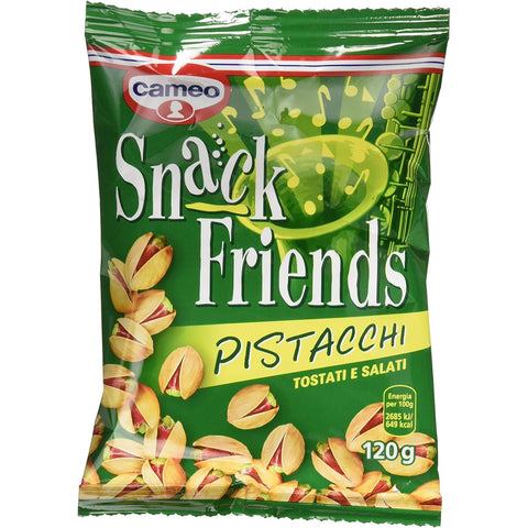 Cameo Snack Friends Pistazien, 120 g Packung Knabberartikel italienisch Original