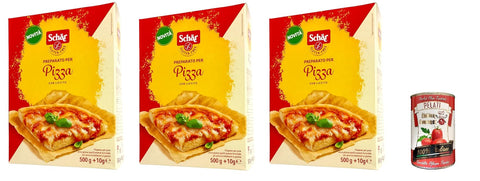 Schar Pizzamischung mit Hefe 500 gr + Hefe 10 gr Koch- & Backzutaten italienisch Original