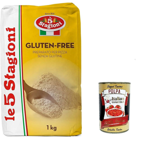 5 Stagioni Mehl Farina senza glutine Gluten free Glutenfrei 1 Kg Koch- & Backzutaten italienisch Original