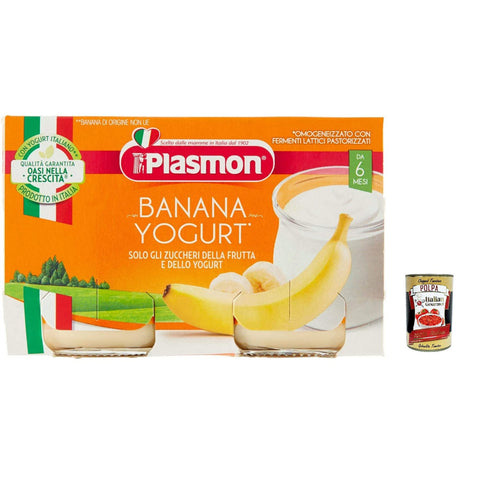 Plasmon Banana e Yogurt 2x120 g Koch- & Backzutaten italienisch Original