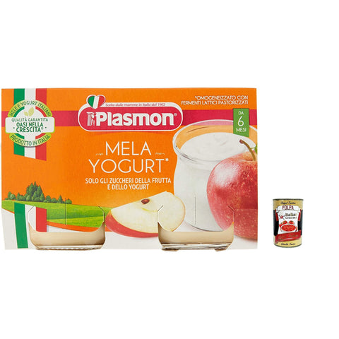 Plasmon Yogurt e Mela 2x120 Koch- & Backzutaten italienisch Original