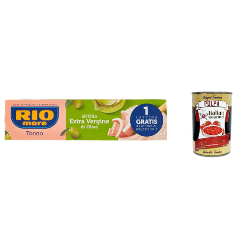 Rio Mare Tonno olio extra vergine di oliva Thunfisch natives Olivenöl 4x 80 g Koch- & Backzutaten italienisch Original