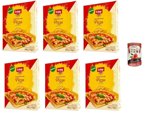 Schar Pizzamischung mit Hefe 500 g+ Hefe 10 gr Koch- & Backzutaten italienisch Original
