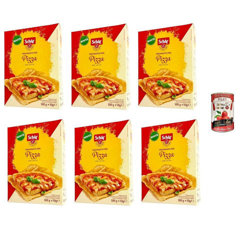 Schar Pizzamischung mit Hefe 500 g+ Hefe 10 gr Koch- & Backzutaten italienisch Original