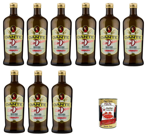 Dante conDisano Gewürz auf Basis von Pflanzenölen und nativem Olivenöl extra 9x Original italienisch Feinkost