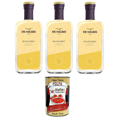 De Nigris Biancoro Süß saure Würze 3x250 ml Koch- & Backzutaten italienisch Original