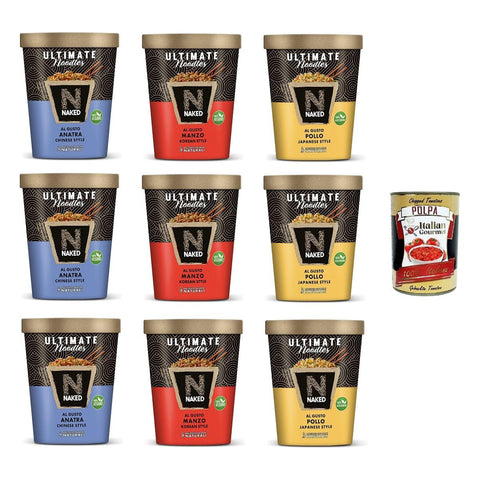 NAKED ULTIMATE Testpaket Japanese, Korean 9x90g Original italienisch Zutat