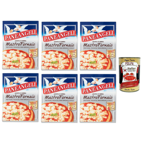 Paneangeli Lievito di Birra Mastro Fornaio per Pizze, Focacce 6x42g Original italienisch Zutat