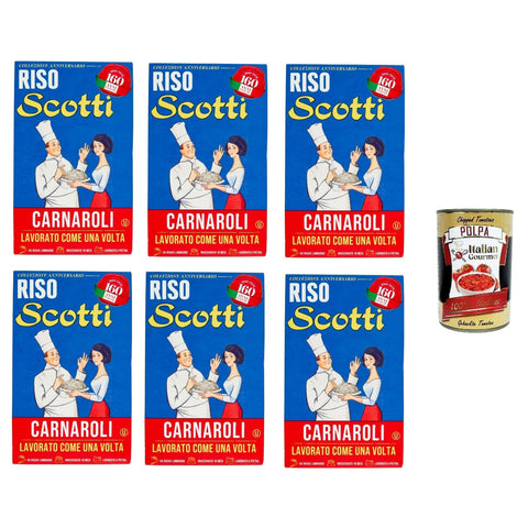 Riso Scotti RIso Carnaroli Kollektion zum 160 jährigen Jubiläum 6x850g Original italienisch Zutat