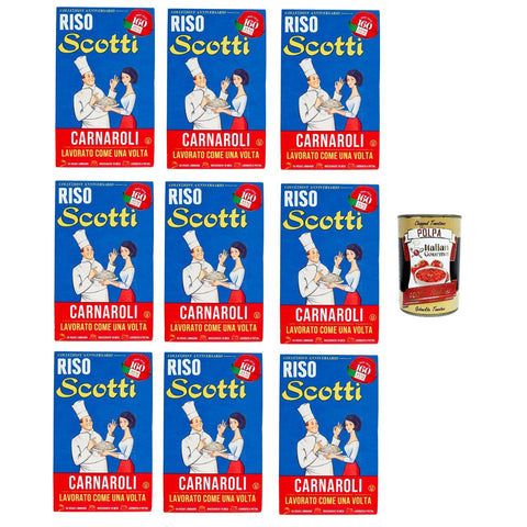 Riso Scotti RIso Carnaroli Kollektion zum 160 jährigen Jubiläum 9x850g Original italienisch Zutat