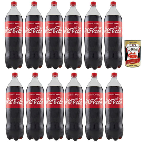 original Pet flasche EINWEG kohlensäurehaltiges Getränk Softdrink 12x2 lt italienisch Original Pastasauce + kostenlos polpa 400 g