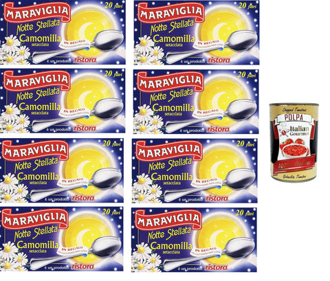 Maraviglia Notte Stellata Camomilla Setacciata, Sternennacht gesiebte Kamille, 20 Filter 8x 32 gr italienisch Original