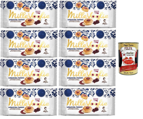 Matilde Vicenzi Millevoglie Fabbri, Fabbri Blätterteighäppchen mit einem Herz aus Schwarzkirschen 8x90 gr italienisch Original