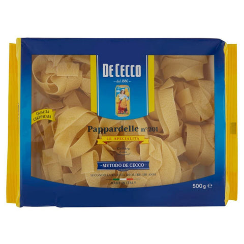PASTA De Cecco 100% Le Specialità Pappardelle N° 201 Nudeln 4x500g Original italienisch Pasta
