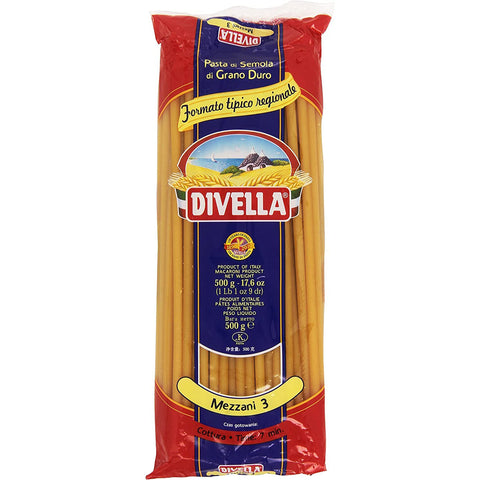 Pasta Divella 100% Italienisch Mezzani N° 3 Kochen 7 Minuten 500 g 5x italienisch Original