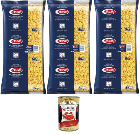 Italian Gourmet Kurze Pasta Barilla Gnocchi N°85 Speciale Ristorazione Barilla Gnocchi N°85 Catering Spezial 3x5kg+ Italian gourmet polpa 400g 8032804040014