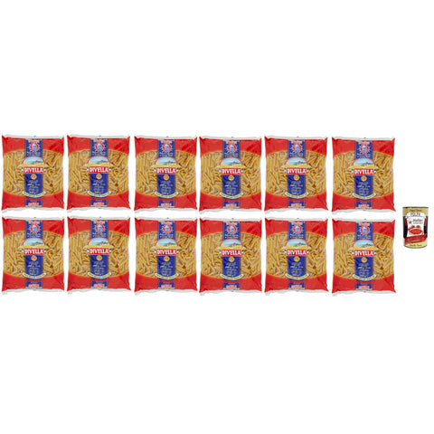 Divella Pasta 100% Penne Mezzani Rigate 23, Nudeln aus Hartweizengrieß, Kochen 9 Minuten 12x500g Original italienisch