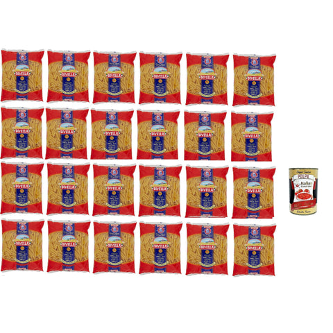 Divella Pasta 100% Penne Ziti Rigate 27, Nudeln aus Hartweizengrieß, Kochen 9 Minuten 24x500g Original italienisch