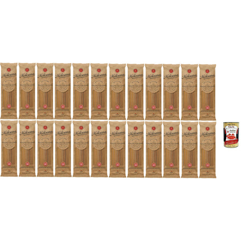 La Molisana Pasta Integrale Spaghetti quadrati n°1 Vollkornnudeln Vollkornpasta 100% italienischer Weizen Bronzepaste Packung 24x500 g italienisch Original +