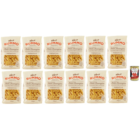 Rummo Penne rigate N. 66 Hartweizengrieß Pasta Italienische Nudeln Packung 12x500g Original italienisch