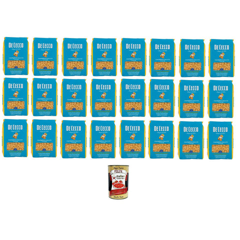 De cecco Conchigliette Lisce N°52 100% Italienisch Pasta Nudeln 24x500 g italienisch Original + kostenlos Polpa 400 g